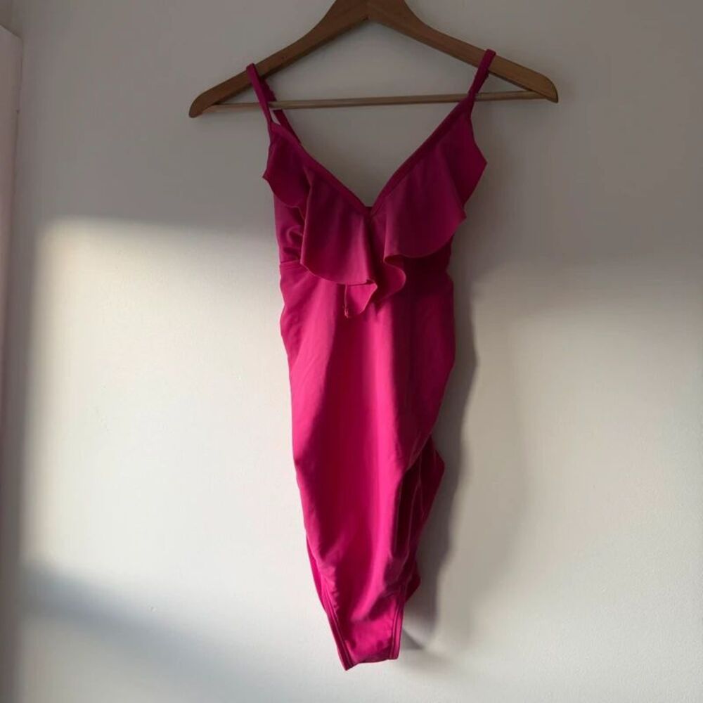 Ruffle Isabel Maternity Swimsuit | S